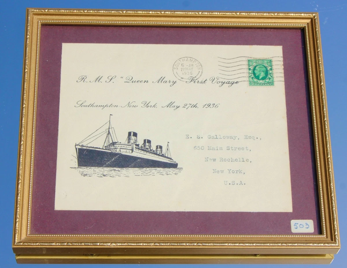 額装品　1785年頃　英国の歴史　「Queen Mary　メダル図譜」 Rms Queen Mary for sale | eBay