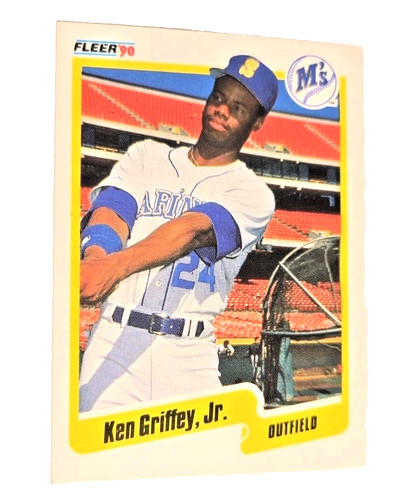 1991 Fleer Ken Griffey Jr #513 Rookie Card HOF Seattle Mariners MLB VTG