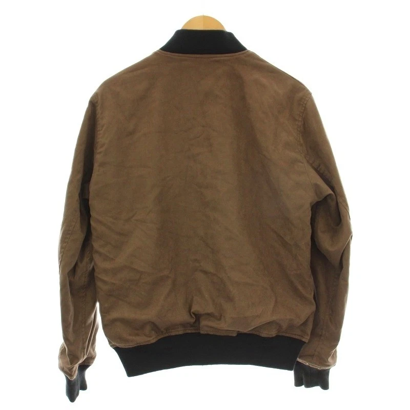 SOPHNET. Souvenir Faux Suede Bomber Jacket Brown Men’s SOPH-192012 - Image 2 of 4