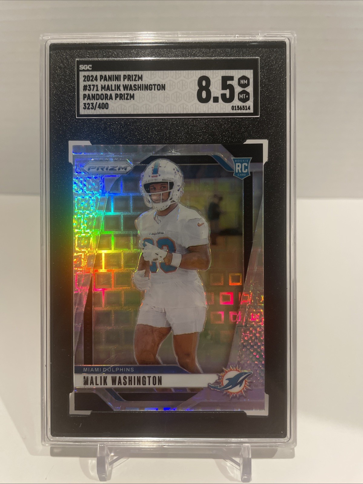 2024 Panini Prizm - Rookies Malik Washington #371 Pandora Prizm /400 (RC)