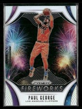 2019-20 Panini Prizm #10 Paul George Fireworks Silver