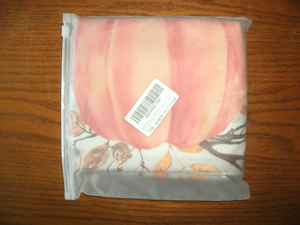 NEW Decorative Fall Pumpkins Lumbar Throw Pillow Covers 12x20 in. Set of 2 - Image 3 of 3