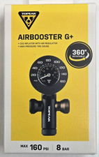 Topeak AirBooster G CO2 Inflator with Integrated Tire Pressure Gauge