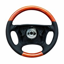 Lenkrad für Mercedes E Klasse W210 S210 W201 W202 Echt Wurzelnuss Schwarz Lenkrad für Mercedes E Klasse W210 S210 W201 W202 Echt Wurzelnuss Schwarz