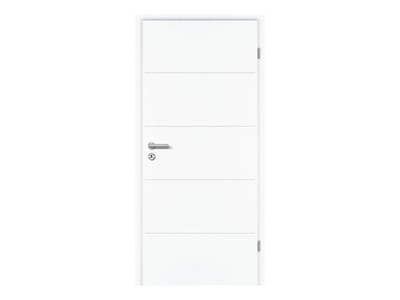 Türenset Royal 451 Weißlack RAL 9016 - Türblatt, Zarge, Drückergarnitur