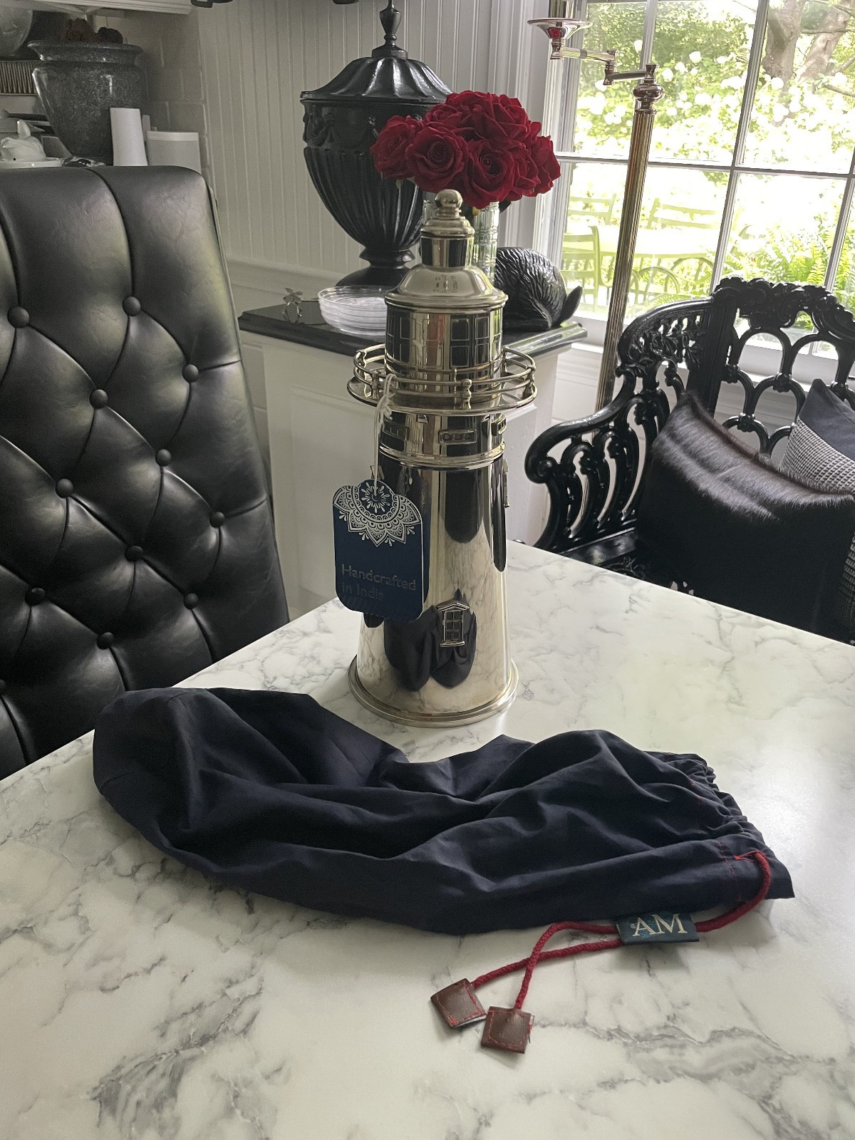 RARE VINTAGE NWT LIGHTHOUSE COCKTAIL SHAKER DECANTER DRINK MIX AUTHENTIC MODELS