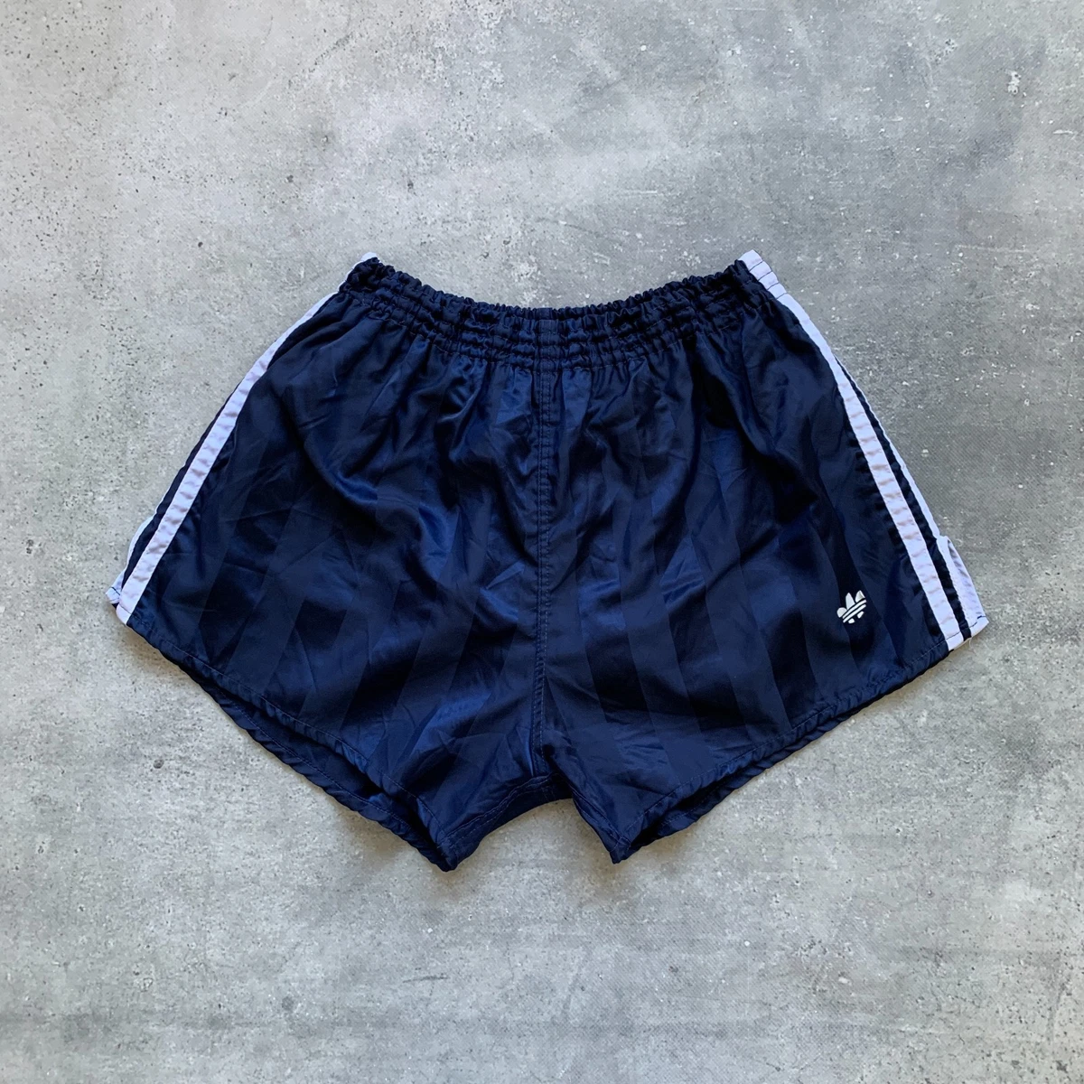 Short De Running Vintage Années 80/90 – Coton Bleu – Taille 50 (L)