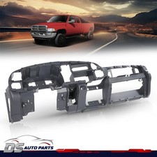 Fit For 1998-2001 Dodge Ram Dash Dashboard Core Structure Frame Single Aux Gray