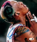 Dennis Rodman HOF Signed Chicago Bulls 8x10 Basketball Photo AUTO JSA