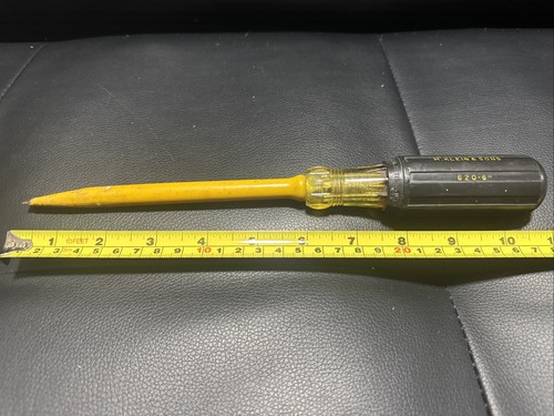 Klein Tools 620-6 General Purpose Slotted Screwdriver 5/16 In Round - Picture 2 of 6