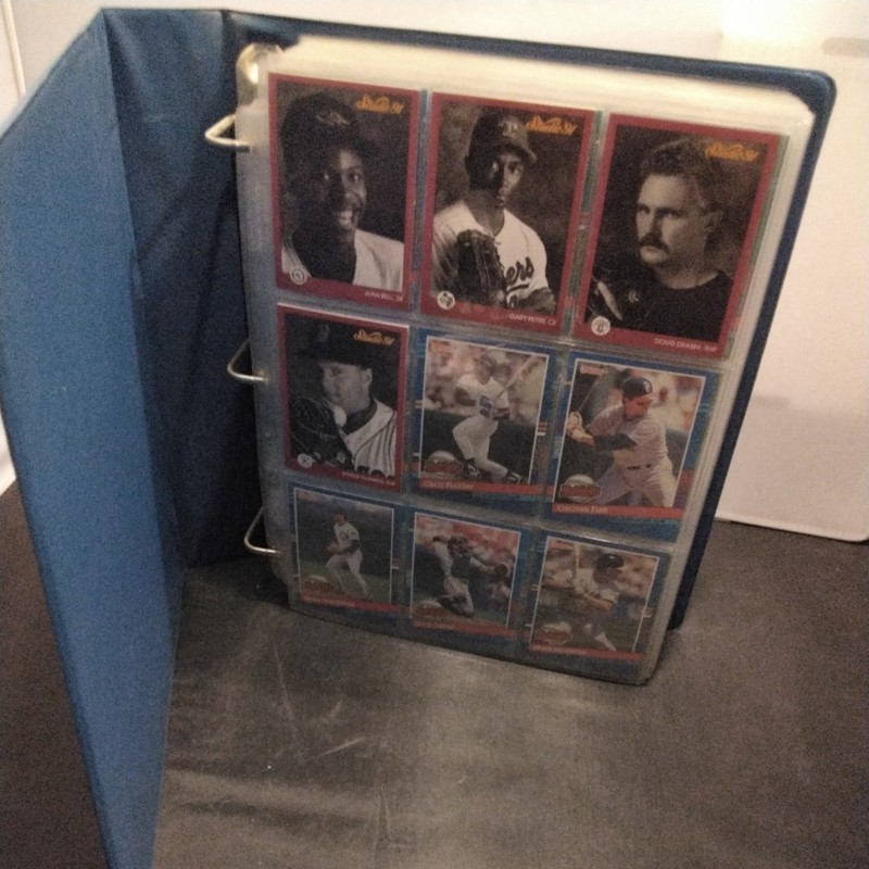 Binder Collection of Baseball Cards 1991 Donruss NOT A COMPLETE SET
