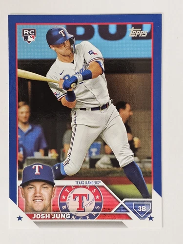 2023 Topps Series 2 Josh Jung #529 Royal Blue RC Rookie