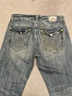 MEK Denim USA Oaxaca Bootcut Jeans Men’s 34x34 Distressed  — photo 2