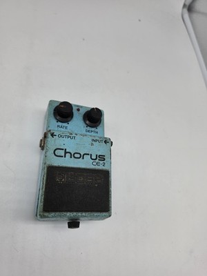 Vintage Boss CE-2 Chorus Analog Guitar Effects Pedal Blue Electric Guitar