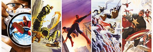 Puzzle (1000 T.) Marvel Helden Classic Panorama (Clementoni) Neu/Ovp-image
