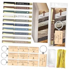 20 Set Christian Gifts Bulk Bible Verse Ballpoint Pens Prayer Religious