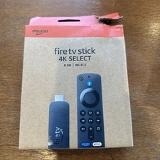 Amazon Fire TV Stick 4K Select 8GB Wi-Fi HDMI Alexa Voice Control 2160p Black