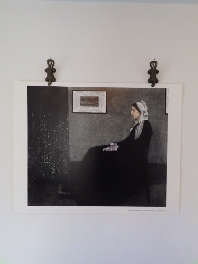 WHISTLER'S MOTHER by James McNeill Arrangement in Grey and Black