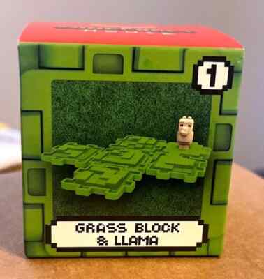 2025 McDonalds Minecraft Movie Happy Meal Toy #1 Grass Block Llama