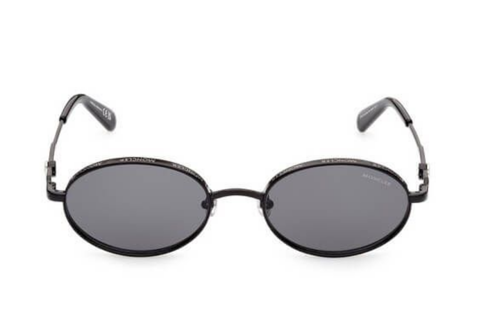Authentic Moncler Sunglasses ML 0224-01A Shinny Black / Dark Authentic Moncler Sunglasses ML 0224-01A Shinny Black / Dark