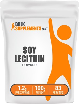 BulkSupplements Soy Lecithin Powder - Helps Support Heart Health