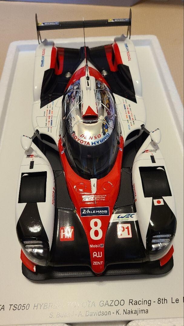 DENSO Toyota TS050 Hybrid 1/18 Scale Model Le Mans 8th | eBay