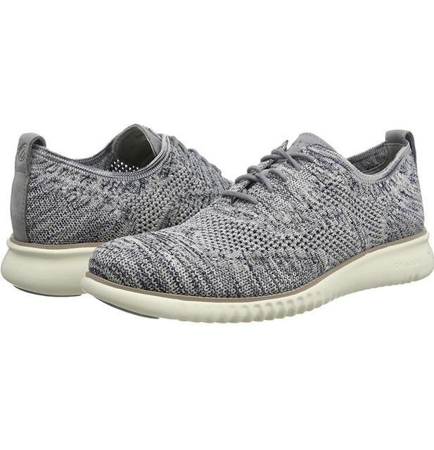 Zerogrand Gray Stitchlite Wingtip 