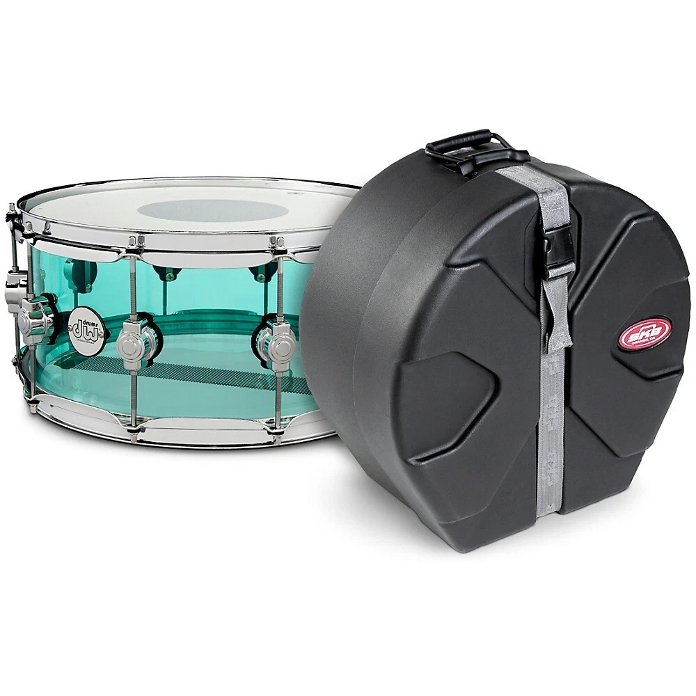 DW Design 14 x 6,5 Acrylic Sea Glass Snare Drum « Snare drum