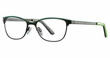 Marie Claire MC6231 Women's Square Eyeglass Frame Black/Green 51/16 BRAND NEW