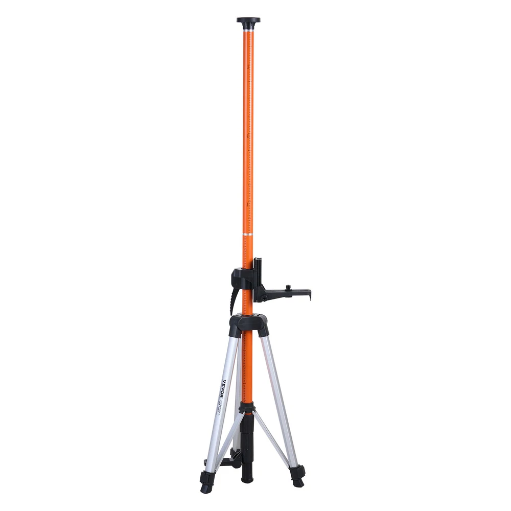 VEVOR Laser Level Tripod 1/4"-20 & 5/8"-11 Thread 40.94-133.85 in Height Adjust