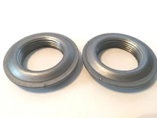 2 Mild Steel 1 1/4" Weld-On Bung / Flange 1 1/4"- 11 1/2  Fuel Tank Fitting 