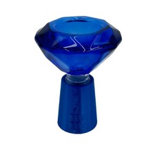 14mm Male Hand Blown Diamond Glass Bowl Multiple Colors Available - CA, USA