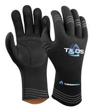 Tilos GT312 3mm Thermowall Super Stretch Scuba Diving Gloves, Black, Medium, NOS