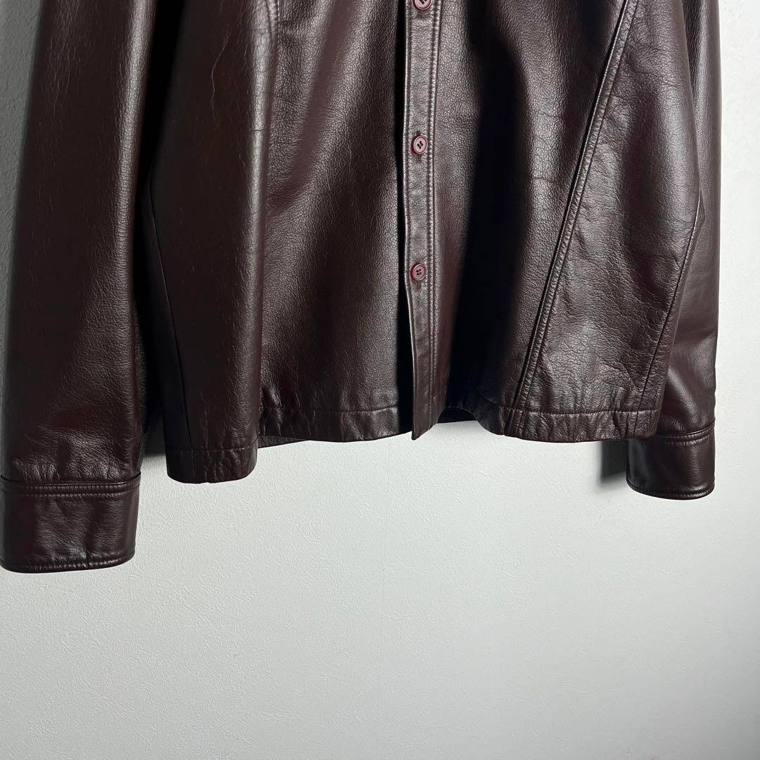 Yohji Yamamoto DURBAN A.A.R レザー 本革 羊革 YOHJI YAMAMOTO DURBAN A.A.R LEATHER JACKET MEN MULTICOLOR