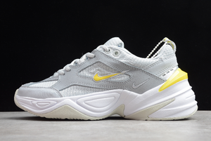 Original Womens Nike M2K TEKNO Platinum/Yellow Trainers Sneakers CN0153-001  | eBay