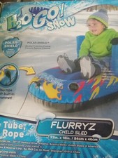 New Inflatable Flurryz Child Snow Tube Sled H20 Go Snow Wow  FREE Shipping