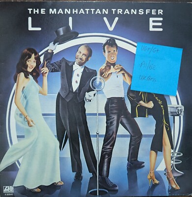 The Manhattan Transfer Live Record VG+/G+ K 50540 1978