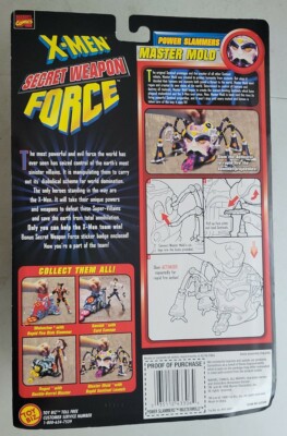 NEW X-MEN MASTER MOLD WEAPON FORCE MARVEL POWER SLAMMERS FIGURE