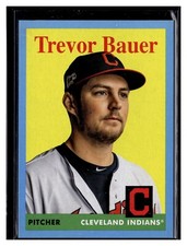 2019 Topps Archives 1958 Design BLUE 20/25! Trevor Bauer #57! INDIANS!