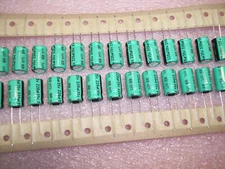 QTY (48) 220uf 35V 125' 10x16mm ALUMINUM ELECTROLYTIC CAPACITORS WBP221M1VG16M