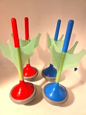 NOMNOM TOYS Glow in The Dark Lawn Darts Game. 4 darts only