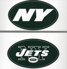 NEW YORK JETS 2 DIFFERENT KINDS OF STICKERS