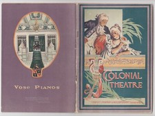 1912 COLONIAL THEATRE Program Donald Brian Julia Sanderson in  THE SIREN