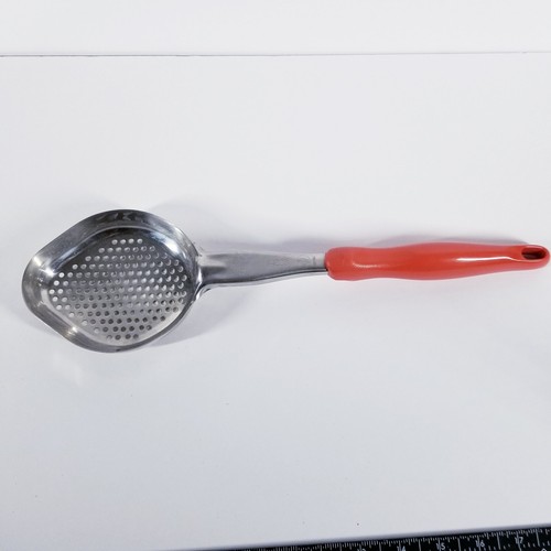 Vollrath Mestolo In Acciaio Inox Con Manico Arancione – 226,8 G, Misurino Da Cucina Professionale