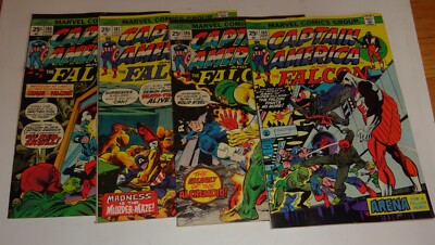キャプテンアメリカ CAPTAIN AMERICA #186,187,188,189 F/VF 1975 | eBay