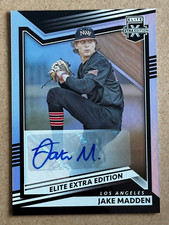 2022 Panini Elite Extra Edition Jake Madden Auto # 118 (RC)