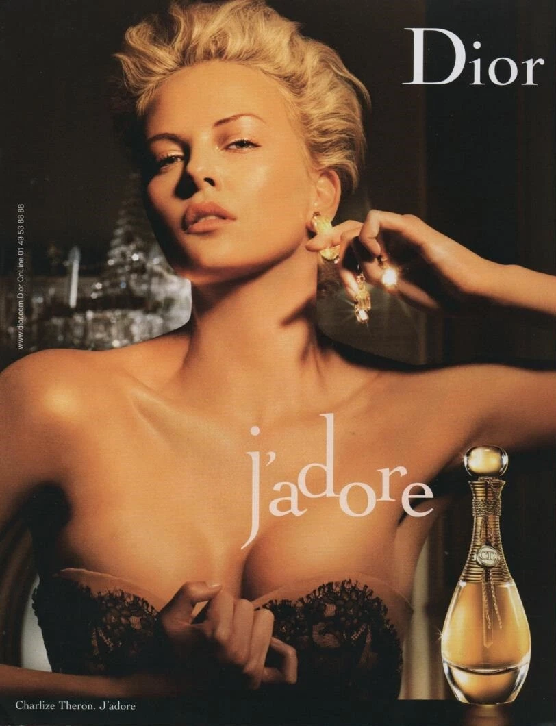 Publicité papier Parfum. Perfume ad. Dior J'Adore 2006