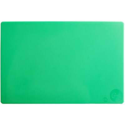 Choice 18'' x 12'' x 1/2'' Polyethylene Cutting Board (select color below)