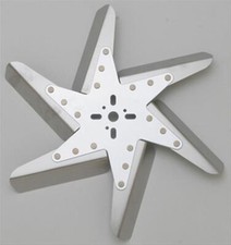 6 Blade Hi Performance Flex Fan 17 Cooling Chrome Gm Ford Mopar Standard Rotate 6 Blade Hi Performance Flex Fan 17 Cooling Chrome Gm Ford Mopar Standard Rotate