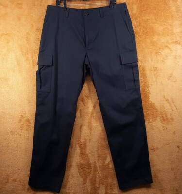 THEORY Pants Mens Size 30 Black Straight Leg Chino Twill Cargo Pocket $265